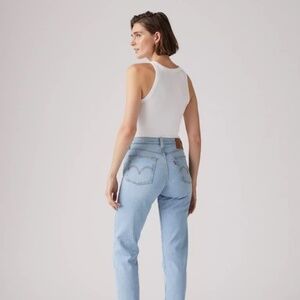 Levi's Wedgie Straight Leg Light Wash Jeans